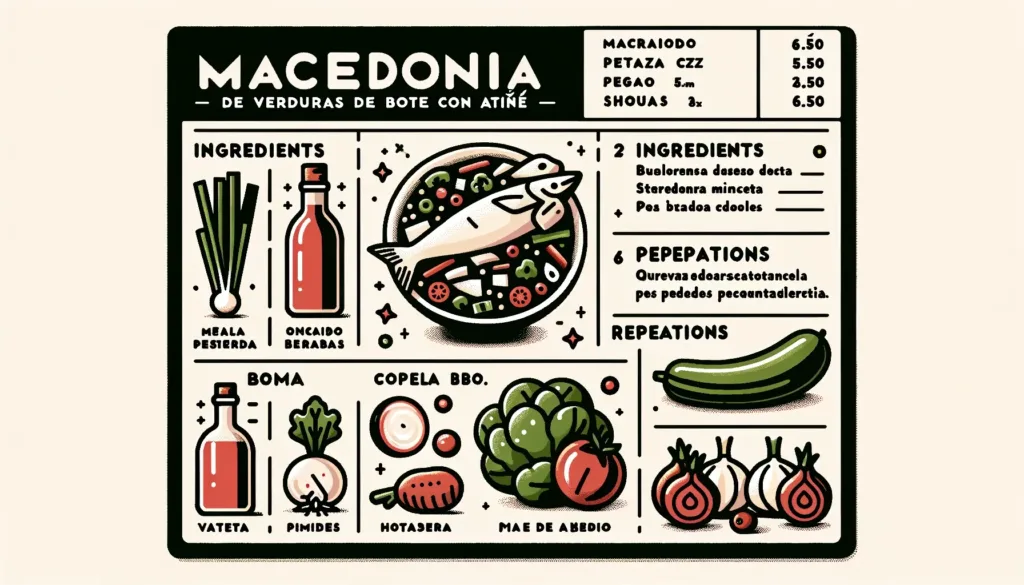 macedonia de verduras recetas
