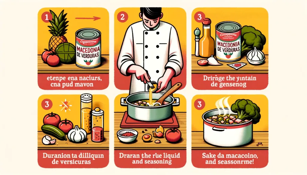 receta macedonia de verduras de bote