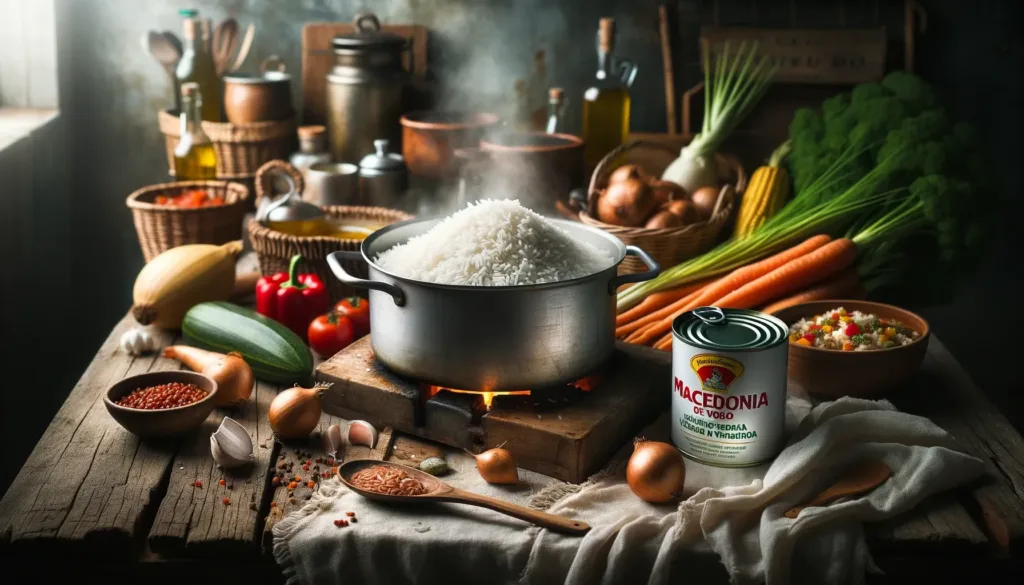 macedonia de verduras de bote con atún